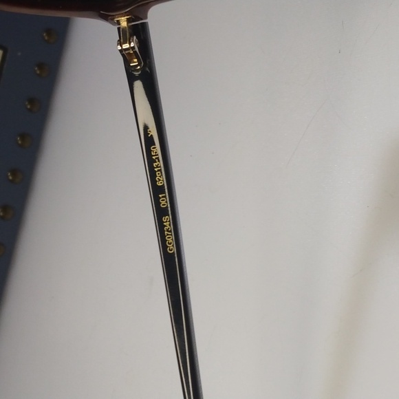 Model: GG0734s 001' Authentic Gucci unisex’s Oversized Sunglasses - Picture 8 of 9